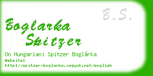 boglarka spitzer business card